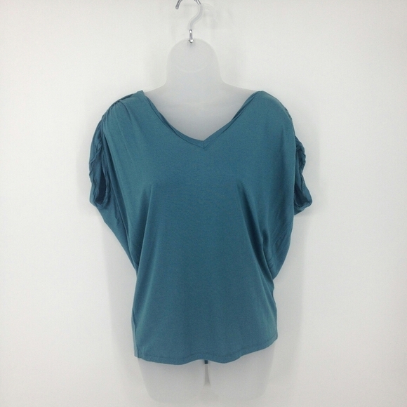LOFT Ann Taylor Blue Dolman Sleeve Tee Size S - Picture 5 of 5